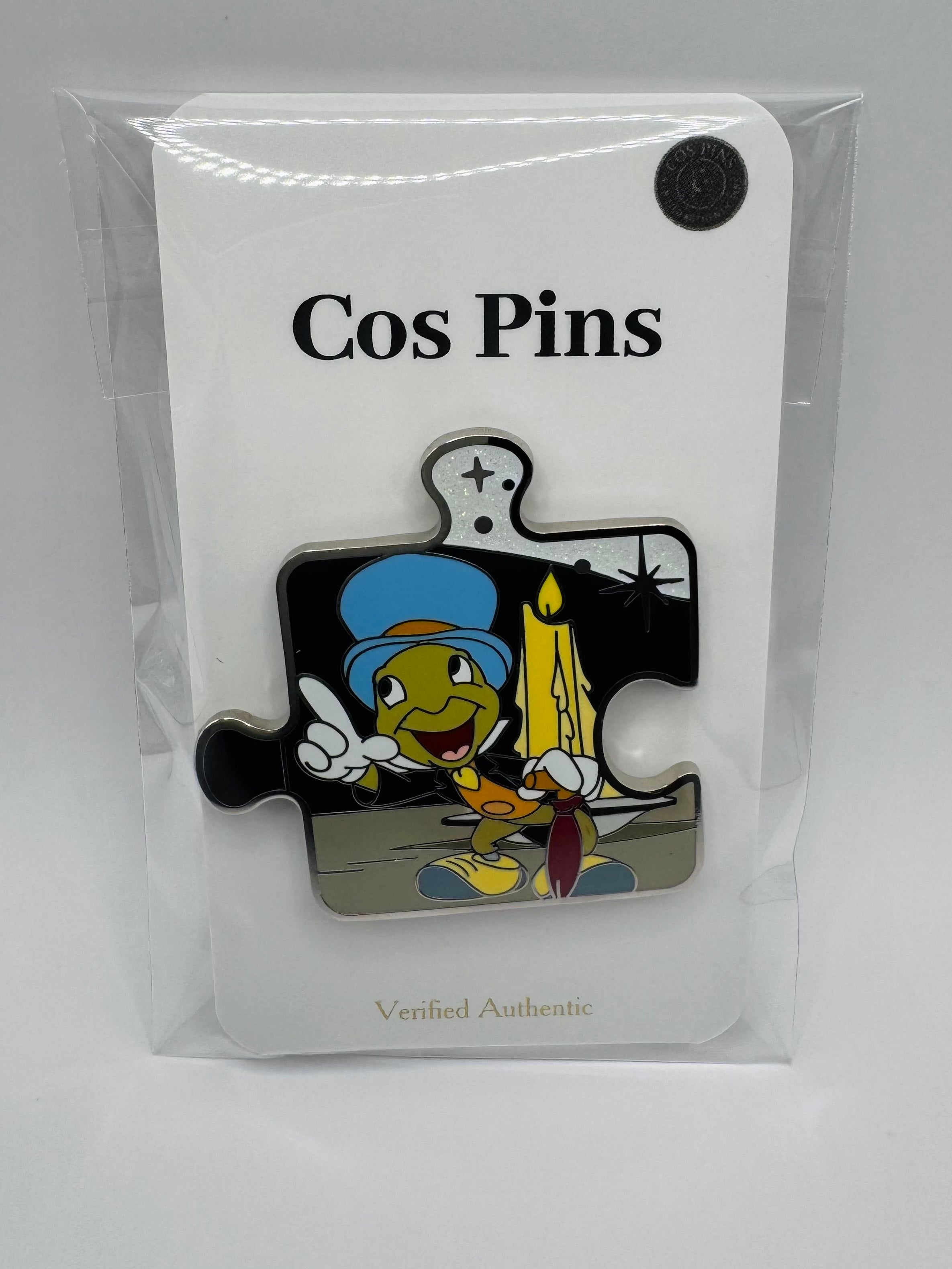Jiminy Cricket Puzzle Piece (LE) Disney Trading Pin