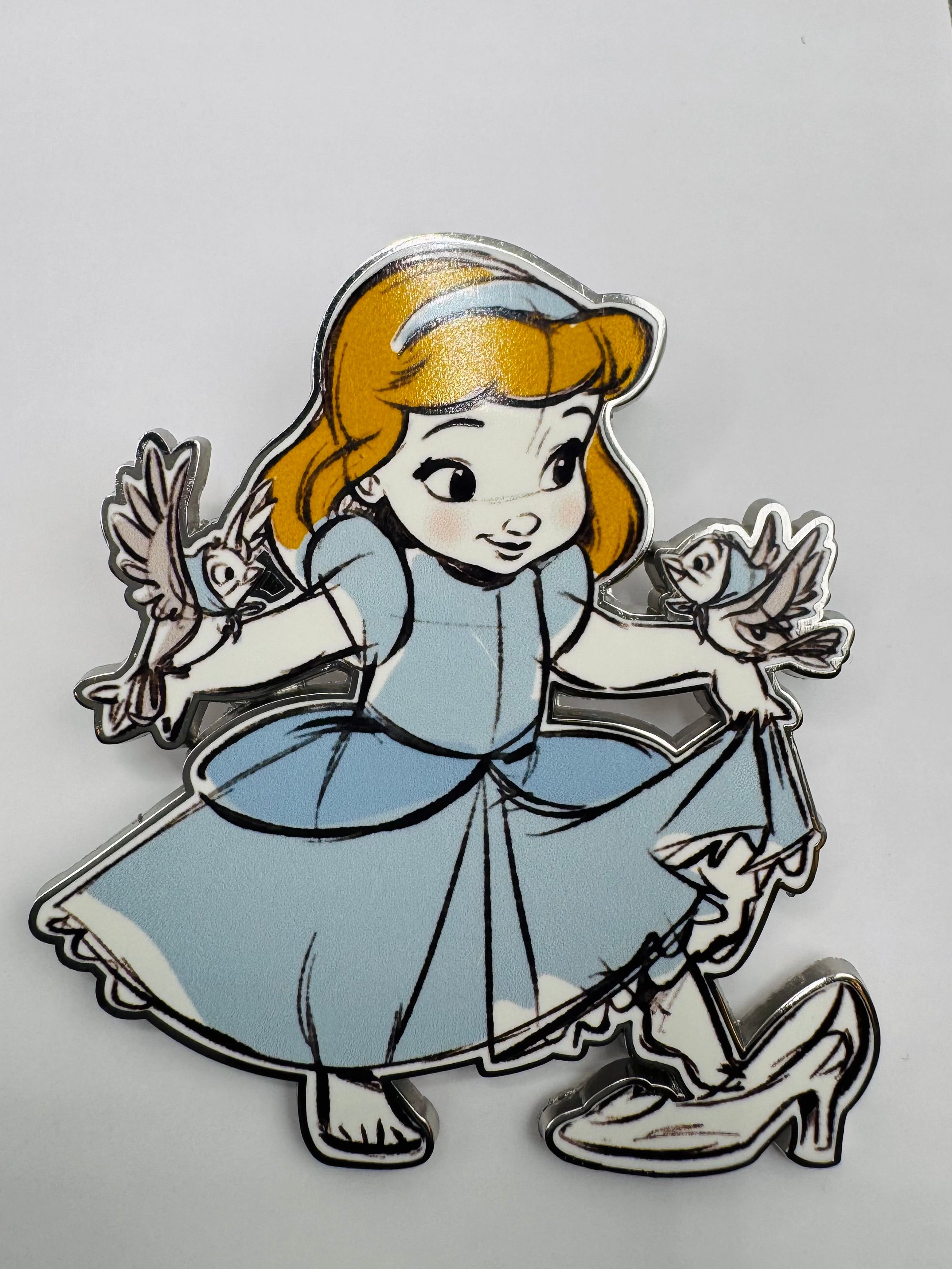 Disneyland Paris Cinderella Animator Doll Collection Disney Trading Pin