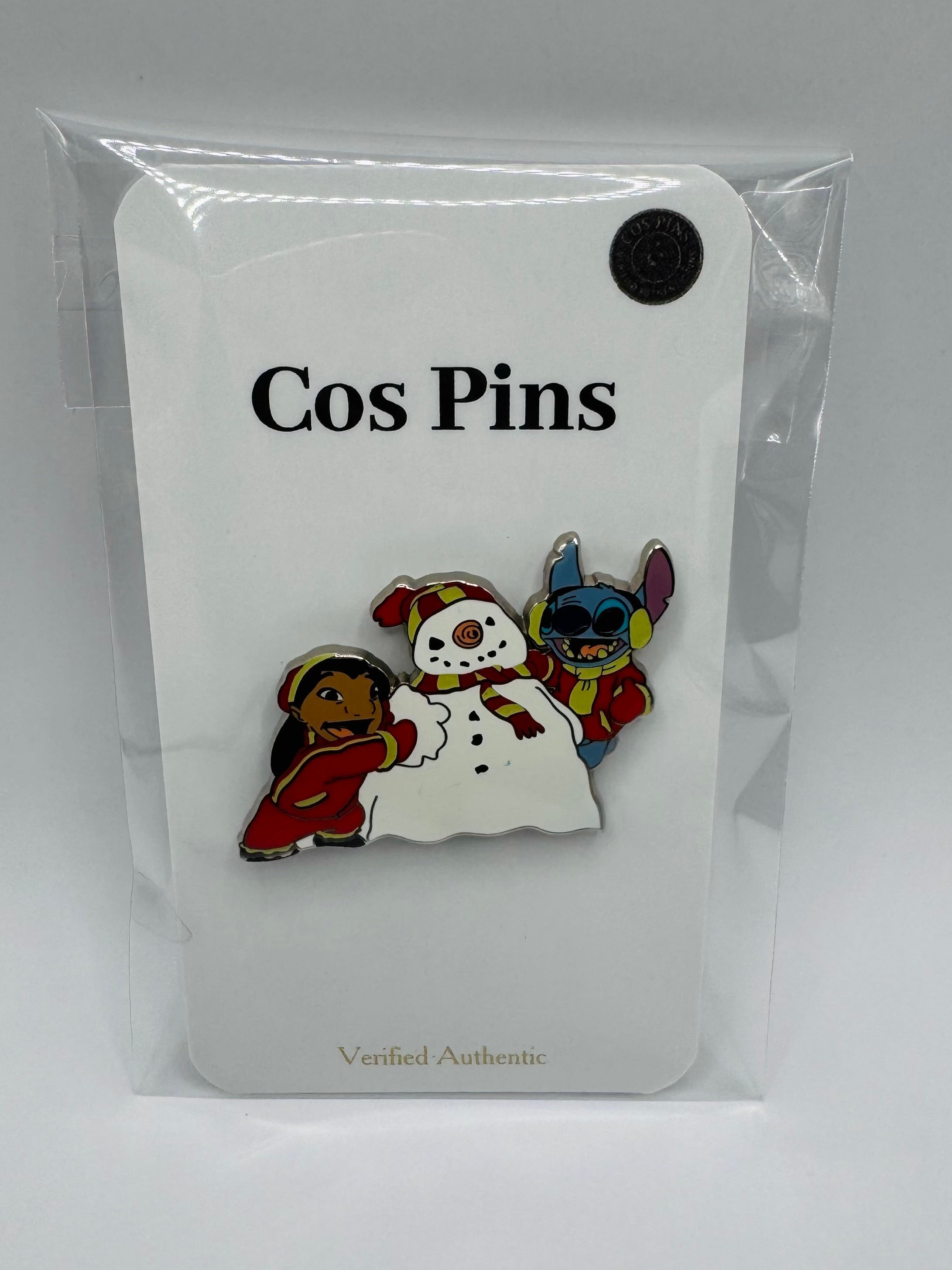 Lilo and Stitch Build a Snowman Disney Trading Pin